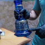 Dopo aver riempito la base di acqua fresca (e ghiaccio) sino a coprire il tubo di immersione...